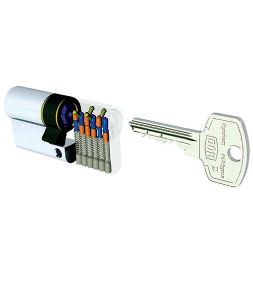 ik ben ziek Huis Bekend Veiligheidscilinder met certificaat - DOM 333T M Sigma 60 mm (Set met 3  sleutels) - DeurenShop.com